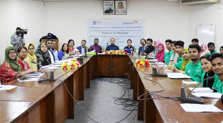 ‘বায়ুদূষণ রোধে প্রাতিষ্ঠানিক উদ্যোগ জোরাল করা উচিত’