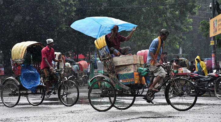 সন্ধ্যার মধ্যে যেসব অঞ্চলে বজ্রসহ বৃষ্টি হতে পারে