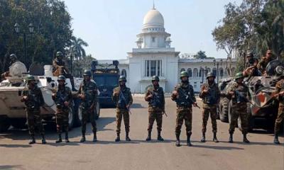 সুপ্রিম কোর্টে সেনা মোতায়েন যে কারণে