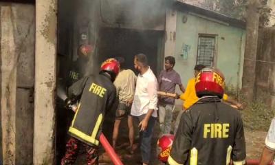 নরসিংদীতে টেক্সটাইল মিলে আগুন