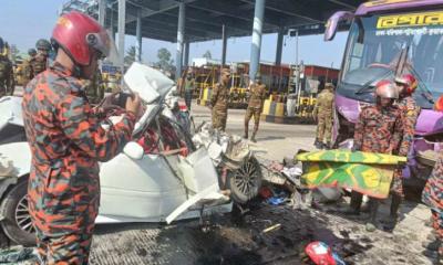 টোল প্লাজায় দুর্ঘটনায় এবার আটক সেই বেপারী বাসের মালিক