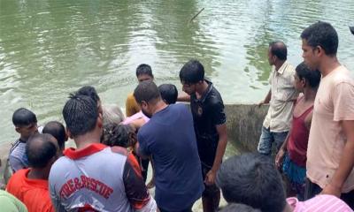 পুকুরে ভাসছিল দুই বোনের মরদেহ