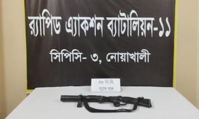 স‍‍’মিলের গুড়ির আড়ালে মিলল থানা থেকে লুট হওয়া গ্যাসগান