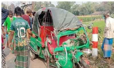 ময়মনসিংহে ট্রাক-অটোরিকশার মুখোমুখি সংঘর্ষ, নিহত ৩