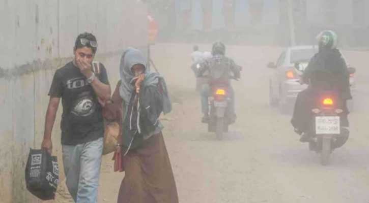 বিশ্বের দূষিত শহরের তালিকায়  শীর্ষে  ঢাকা