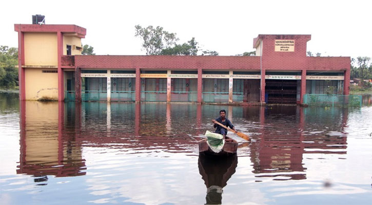 এক বর্ষায় ছয়বার ডুবল সিলেট শহর