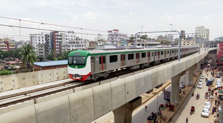 মেট্রোরেল : যাত্রী ছাড়া যাত্রা শুরু রোববার