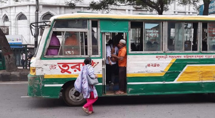 সিএনজিচালিত বাসে স্টিকার লাগানোর নির্দেশ