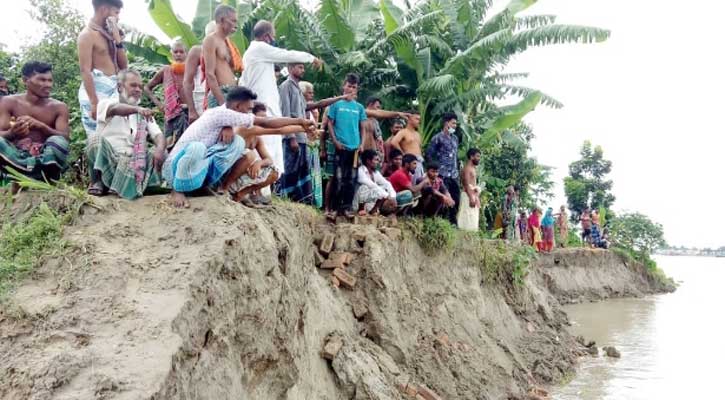 পদ্মায় বিলীন  ৬৫ বসতভিটা