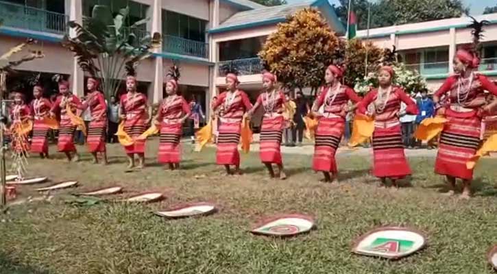 বিরিশিরিতে গারোদের ঐতিহ্যবাহী ওয়ানগালা উৎসব