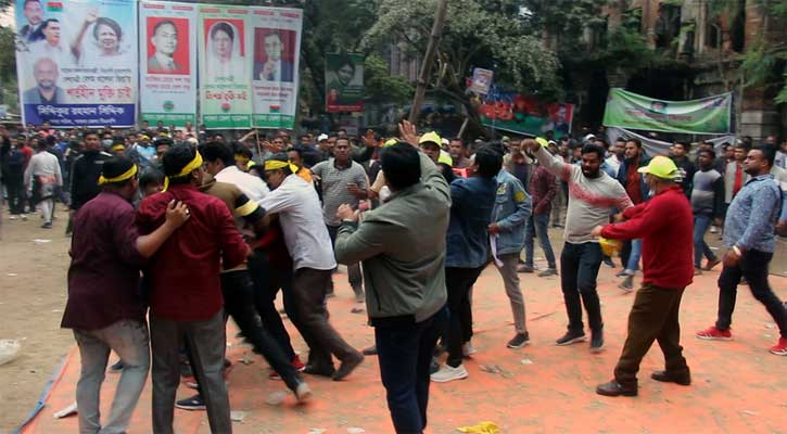 দুই পক্ষের সংঘর্ষে পণ্ড বিএনপির সমাবেশ