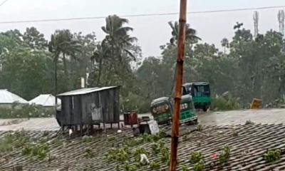 কালবৈশাখীতে দুজন নিহত, ফসলের ব্যাপক ক্ষতি