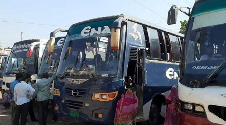 দাবি পূরণ না হওয়ায় ঢাকার পথে বাস বন্ধের ঘোষণা