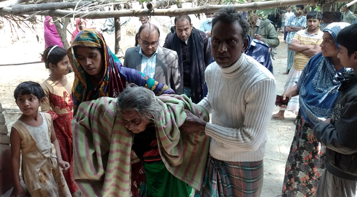 গোয়ালঘর থেকে ৯২ বছরের বৃদ্ধাকে উদ্ধার