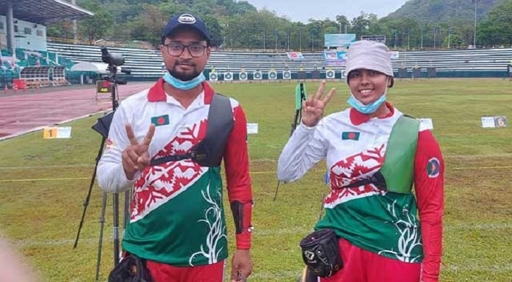 এশিয়া কাপ আর্চারিতে রোমান-নাসরিনের স্বর্ণ জয়