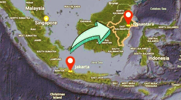 ইন্দোনেশিয়ার নতুন রাজধানী হবে ‘নুসান্ত্রা’