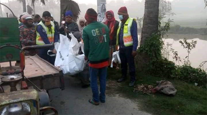 ওরসে যাওয়ার পথে বাস উল্টে চালক নিহত