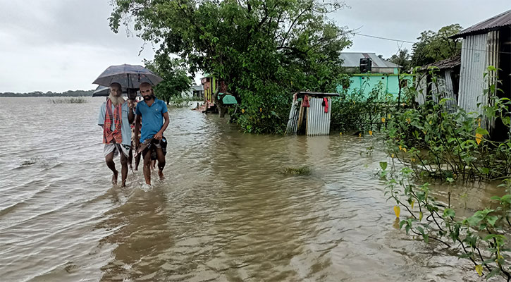 সুনামগঞ্জে ফের বন্যার শঙ্কা