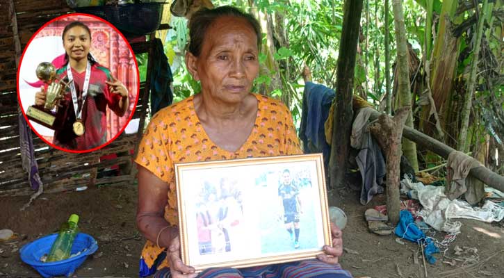 বিজয়ের উল্লাসে ‘বাঘিনী’ মায়ের গর্ব