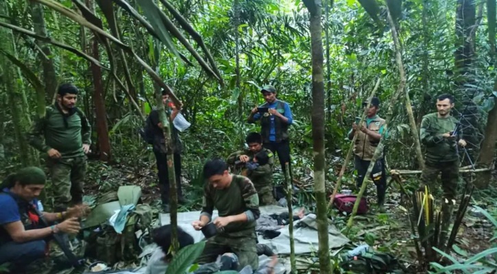 দুর্ঘটনার ৪০ দিন পর অ্যামাজন থেকে ৪ শিশু জীবিত উদ্ধার