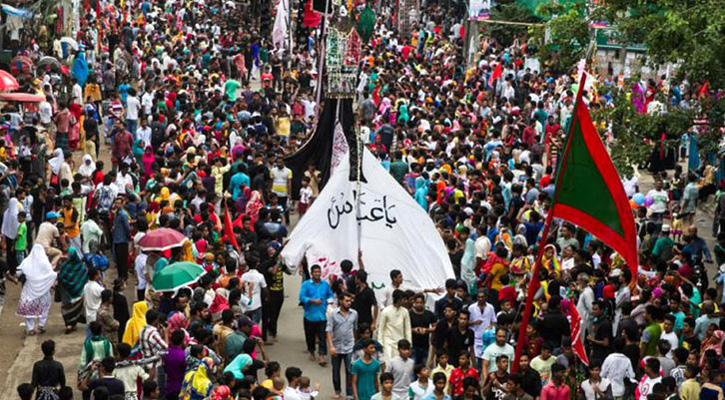 তাজিয়া মিছিলে ছোরা-বল্লম-তরবারিতে নিষেধাজ্ঞা